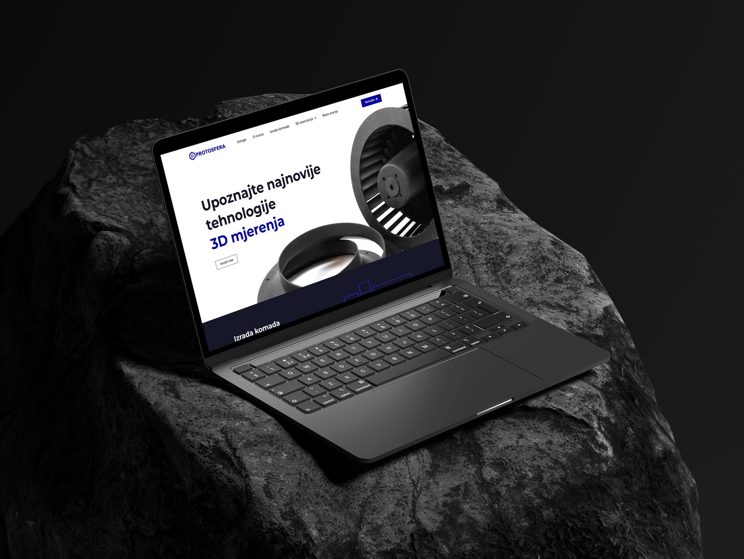 Izrada web stranice za Protosfera – industrijski 3D print i 3D skeniranje za konkretne upite