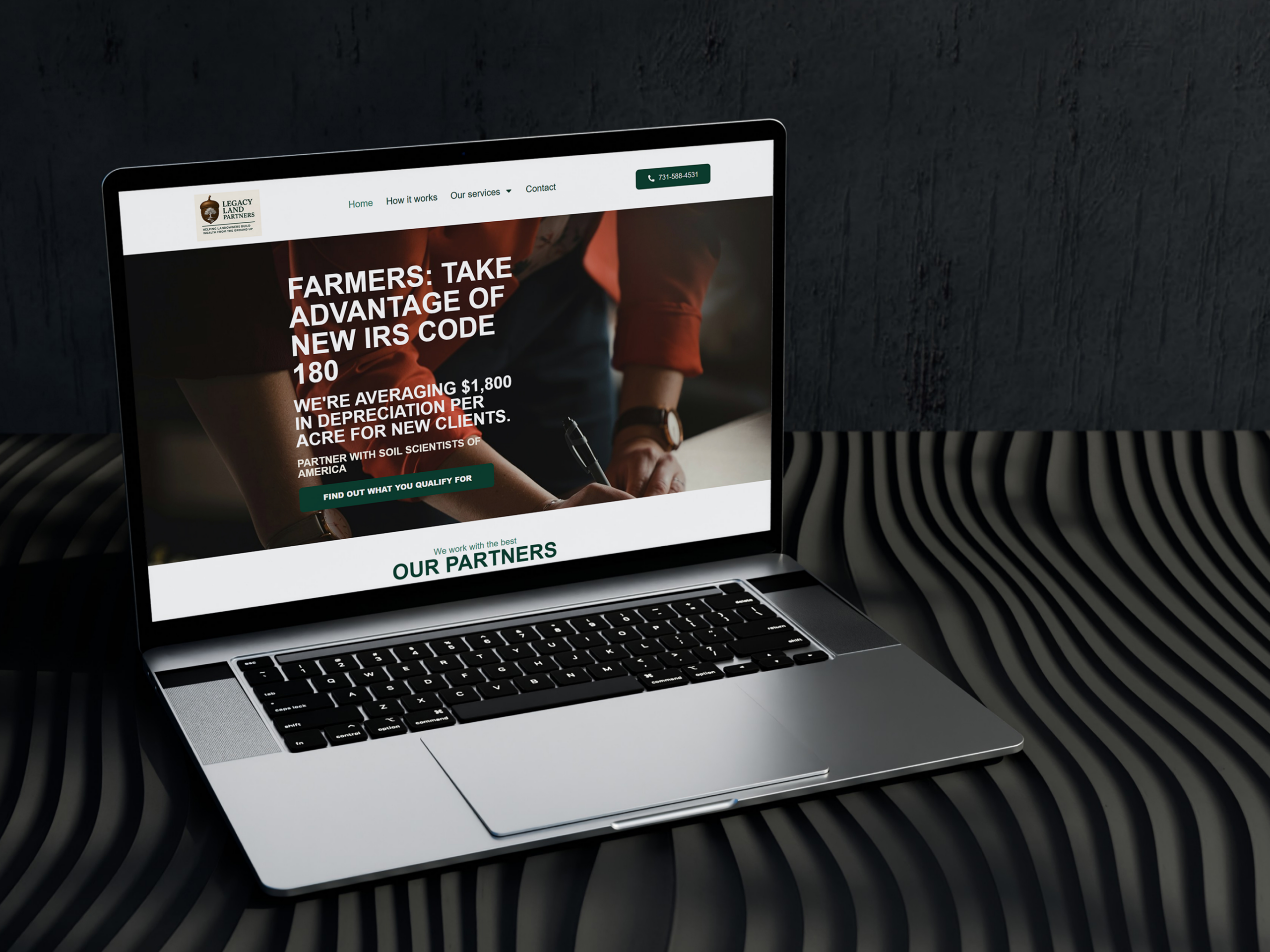 Izrada lead generation stranice za Tax Breaks for Farmers – pretvaranje posjetitelja u konkretne upite