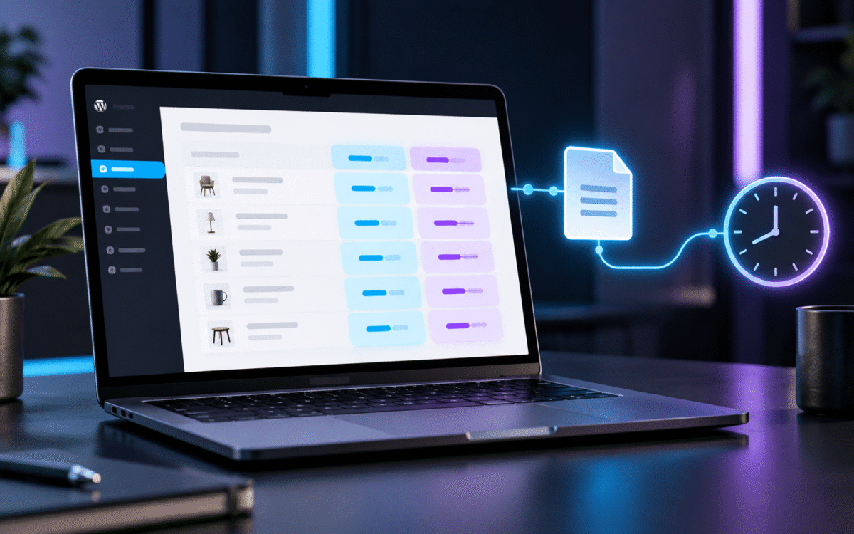 Laptop s cjenikom na kojem su uz trenutne cijene istaknute sidrene cijene i CSV datoteka