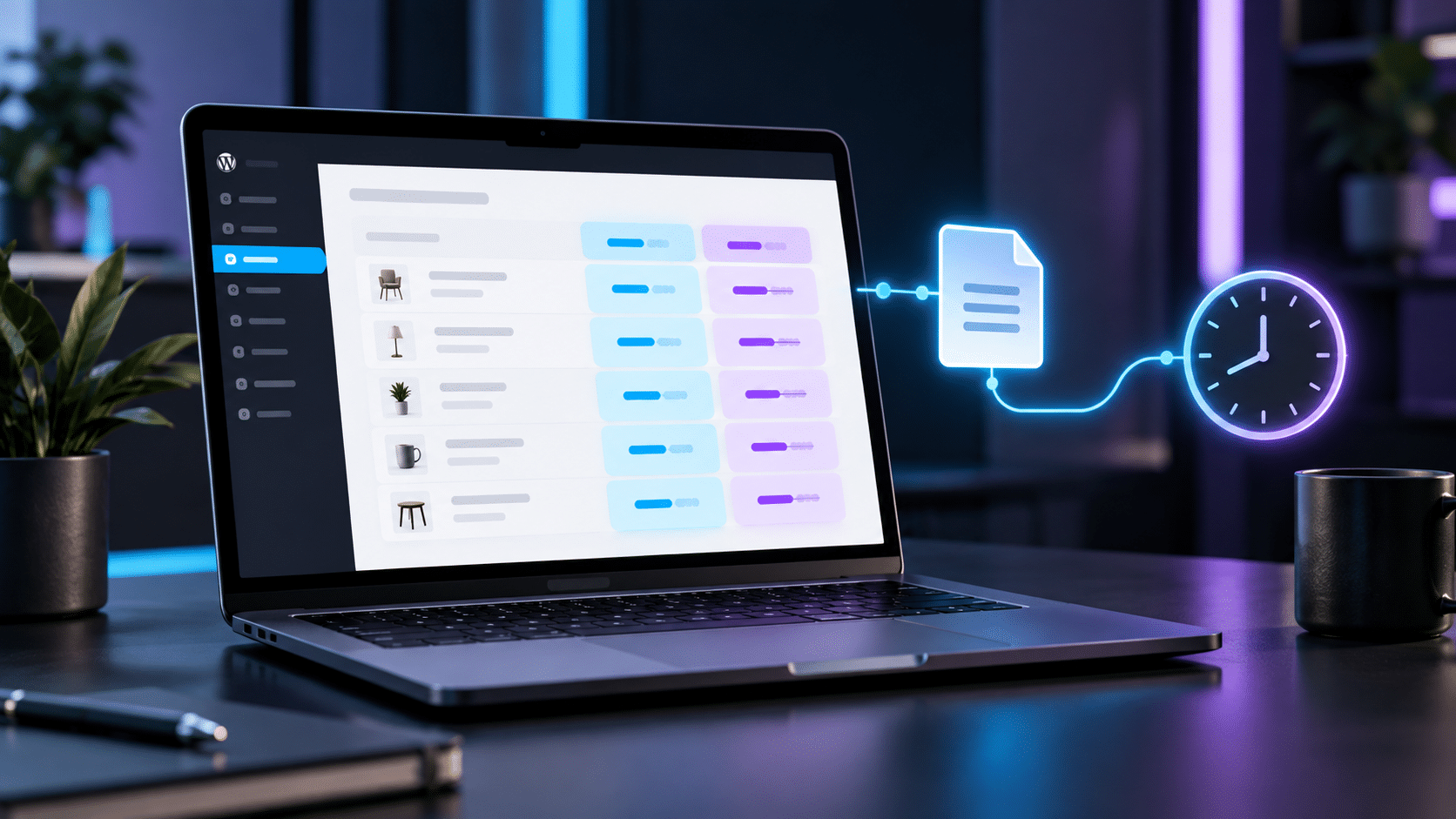 Laptop s cjenikom na kojem su uz trenutne cijene istaknute sidrene cijene i CSV datoteka